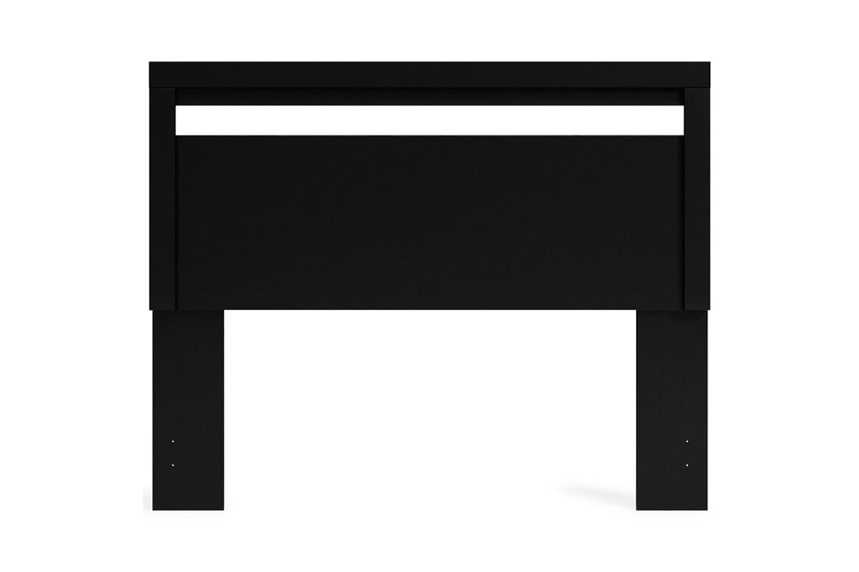 Finch Black Queen Panel Headboard from Ashley - Luna Furniture