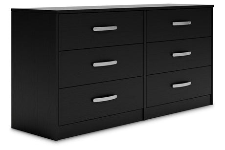 Finch Black Dresser -  - Luna Furniture