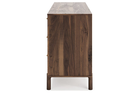 Calverson Mocha Dresser from Ashley - Luna Furniture