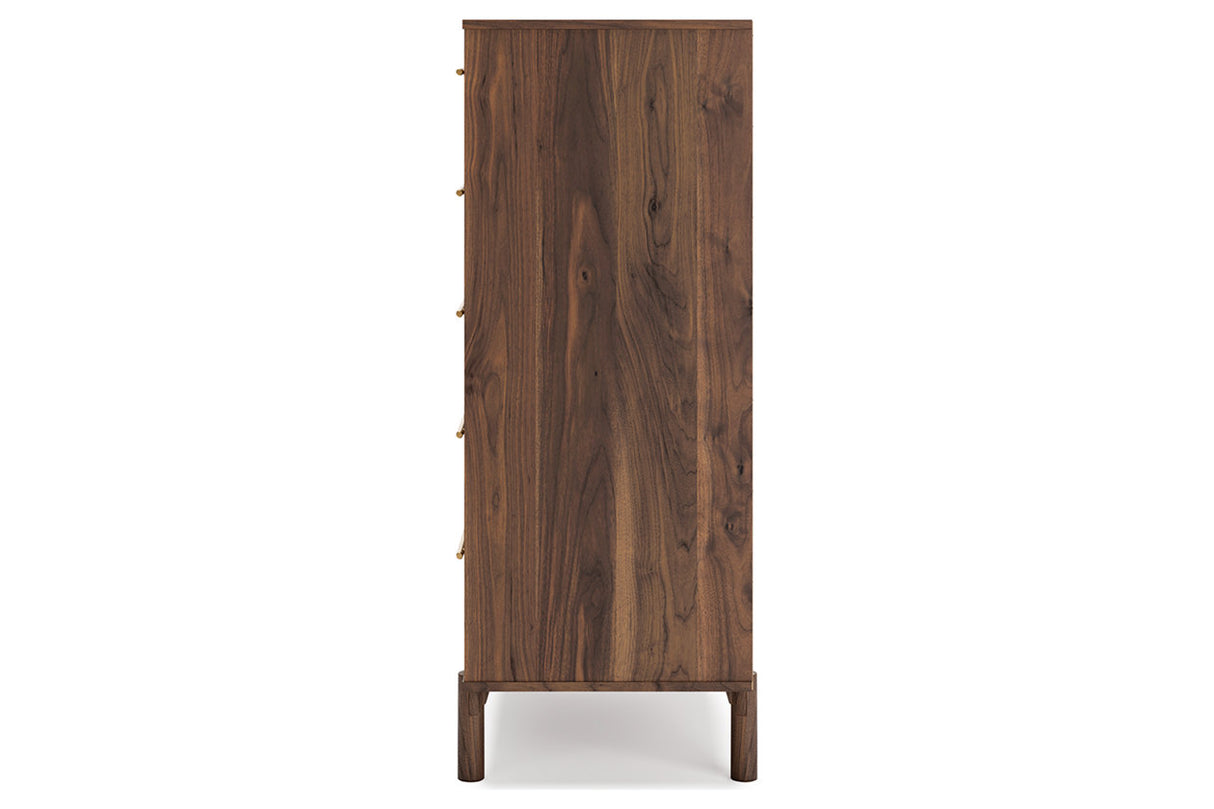 Calverson Mocha Chest of Drawers from Ashley - Luna Furniture