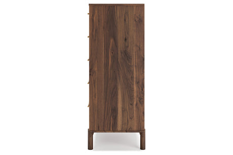 Calverson Mocha Chest of Drawers from Ashley - Luna Furniture