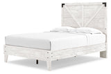 Shawburn White Crossbuck Full Platform Bed from Ashley - Luna Furniture