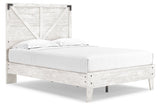 Shawburn White Crossbuck Full Platform Bed from Ashley - Luna Furniture