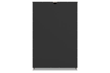 Shawburn Whitewash/Charcoal Gray Chest of Drawers from Ashley - Luna Furniture