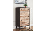 Piperton Two-tone Brown/Black Chest of Drawers