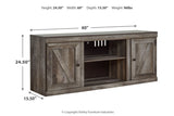 Wynnlow Gray 60" TV Stand from Ashley - Luna Furniture