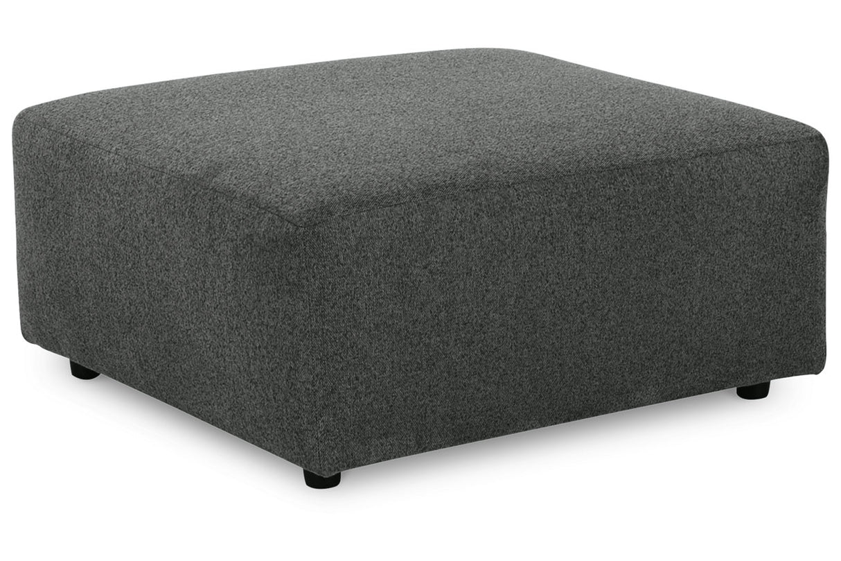 Edenfield Charcoal Oversized Accent Ottoman from Ashley - Luna Furniture