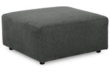 Edenfield Charcoal Oversized Accent Ottoman from Ashley - Luna Furniture