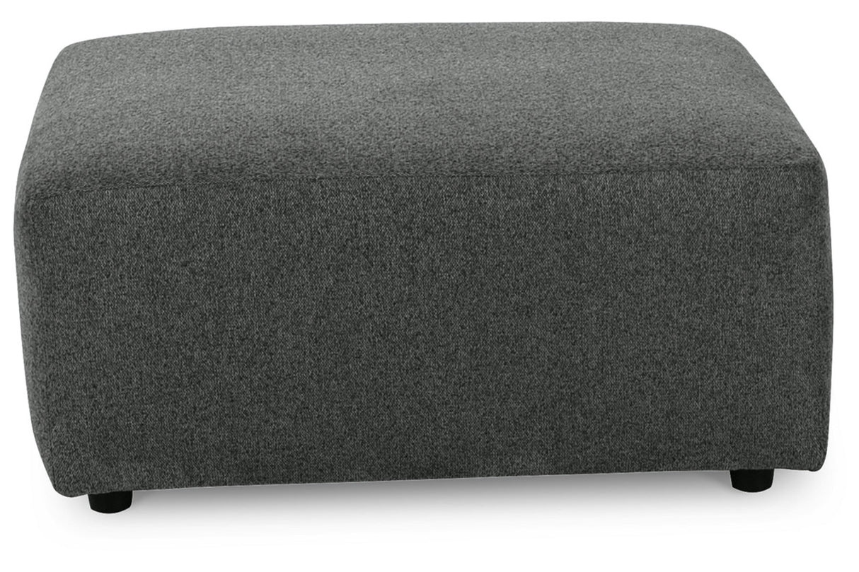 Edenfield Charcoal Oversized Accent Ottoman from Ashley - Luna Furniture