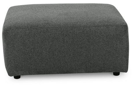 Edenfield Charcoal Oversized Accent Ottoman from Ashley - Luna Furniture