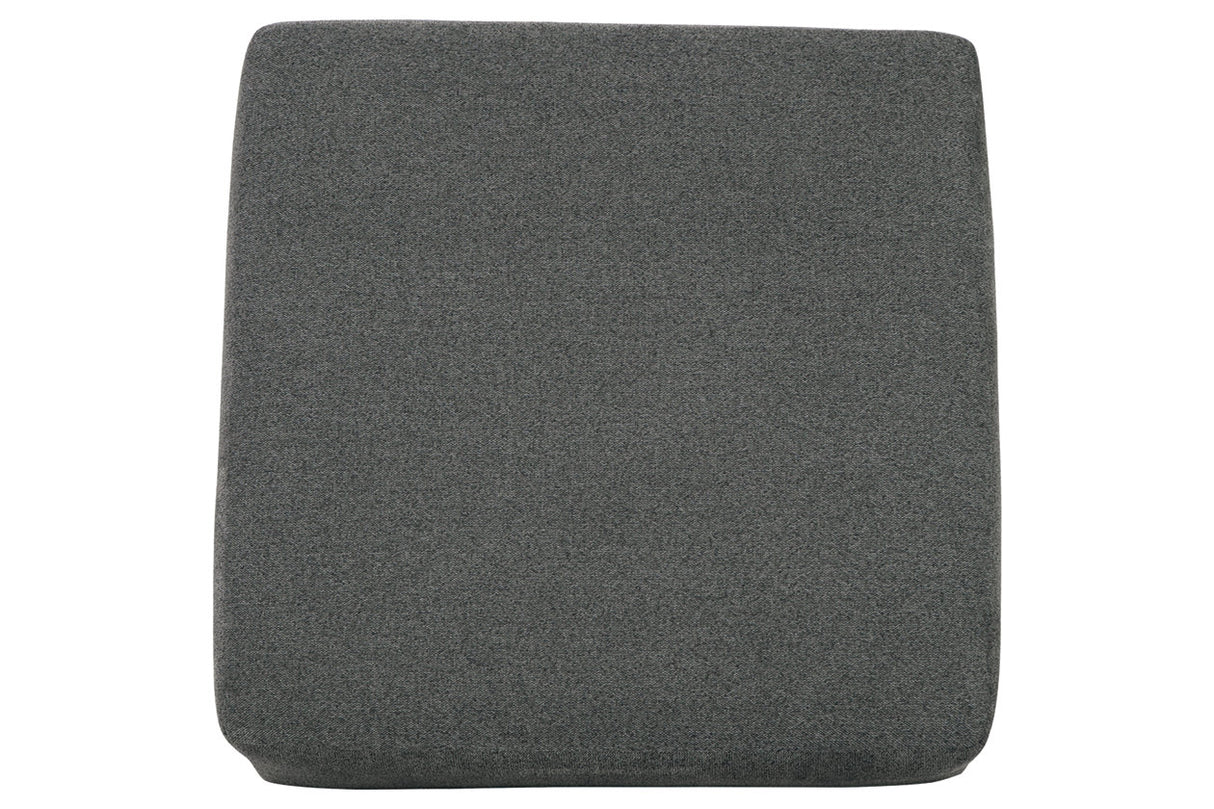 Edenfield Charcoal Oversized Accent Ottoman from Ashley - Luna Furniture