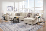 Edenfield Linen 3-Piece RAF Chaise Sectional from Ashley - Luna Furniture