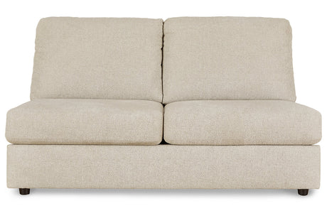 Edenfield Linen Armless Loveseat from Ashley - Luna Furniture