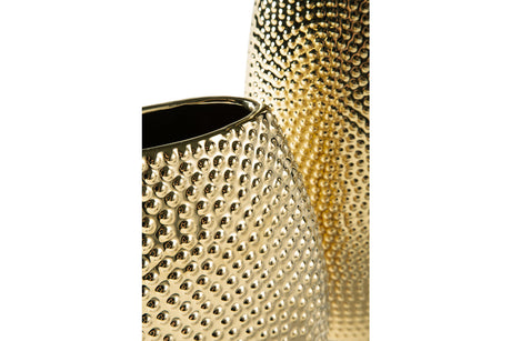 Efim Gold Finish Vase from Ashley - Luna Furniture