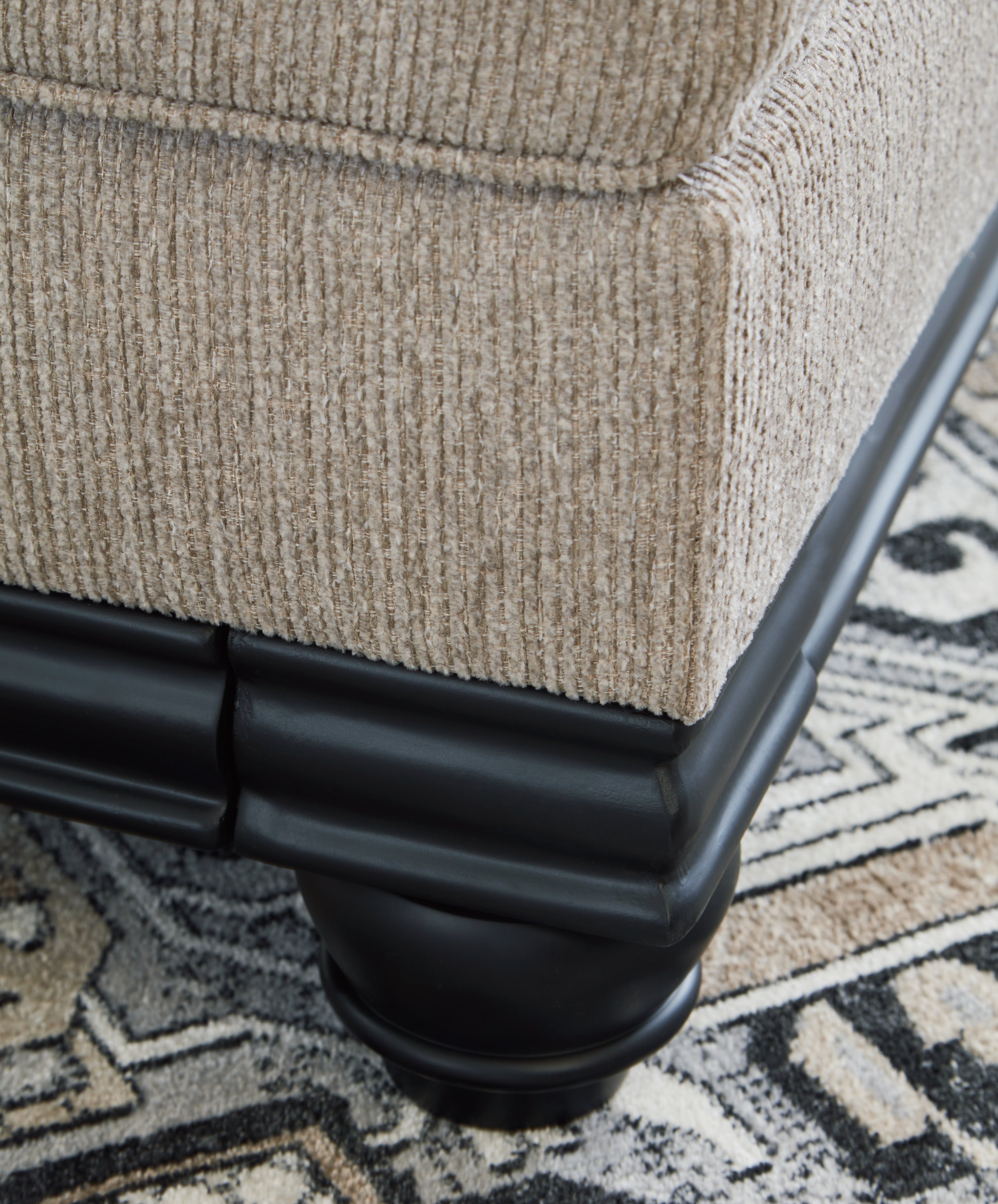 Ashley Elbiani Alloy Ottoman - Luna Furniture
