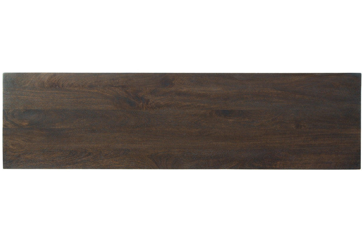 Elinmore Brown/Gold Finish Accent Cabinet from Ashley - Luna Furniture