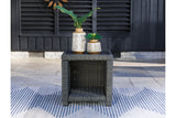 Elite Park Gray Outdoor End Table from Ashley - Luna Furniture