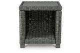 Elite Park Gray Outdoor End Table from Ashley - Luna Furniture