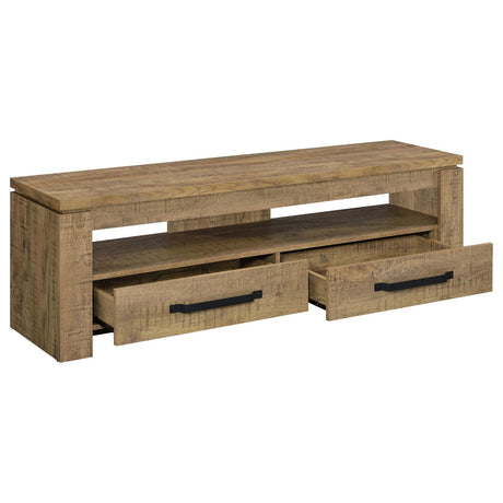 Elkton Mango 2-Drawer Engineered Wood 59" TV Stand from Coaster - Luna Furniture
