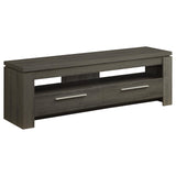 Elkton Weathered Gray 2-Drawer TV Console from Coaster - Luna Furniture