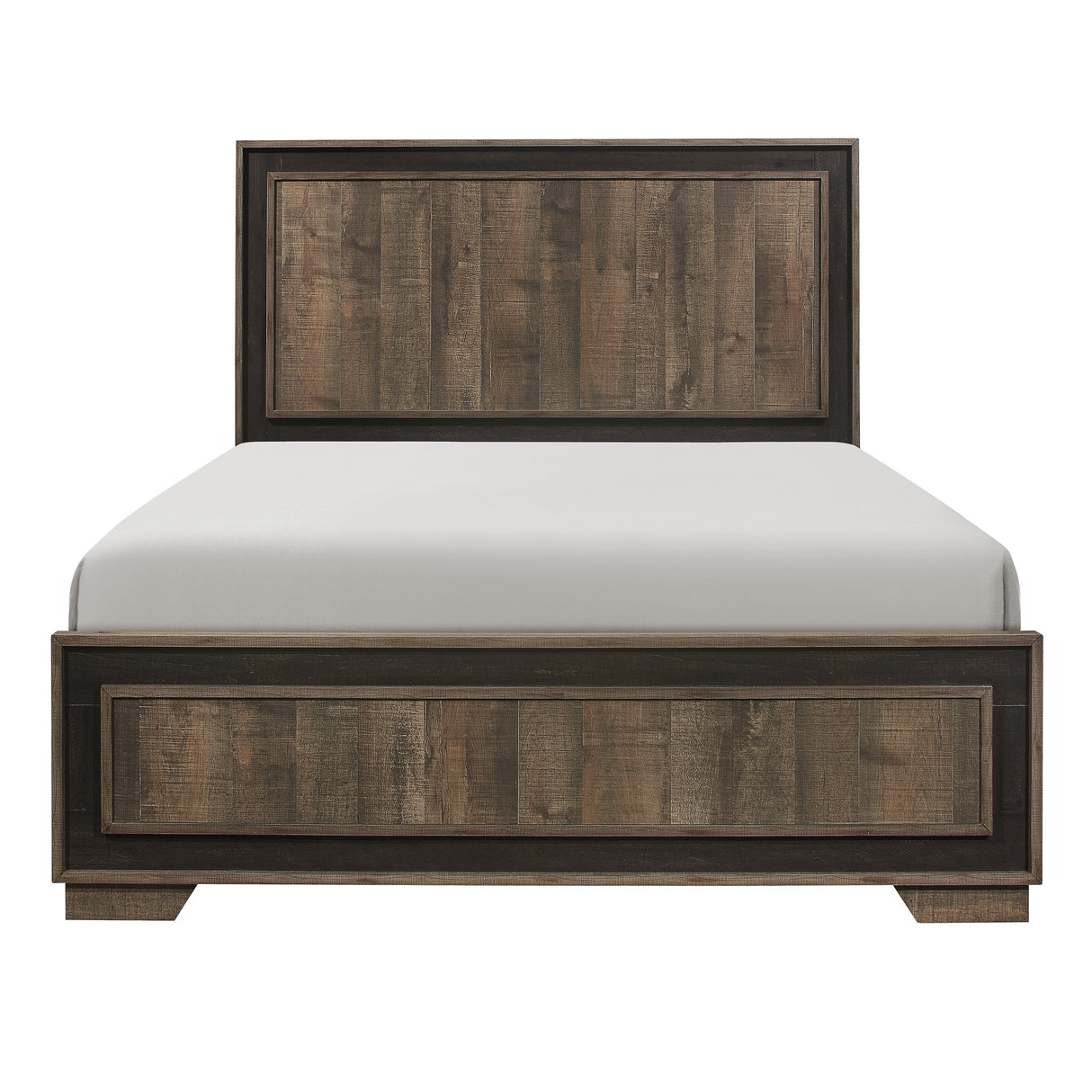 Ellendale Authentic Mahogany Queen Panel Bed from Homelegance - Luna Furniture