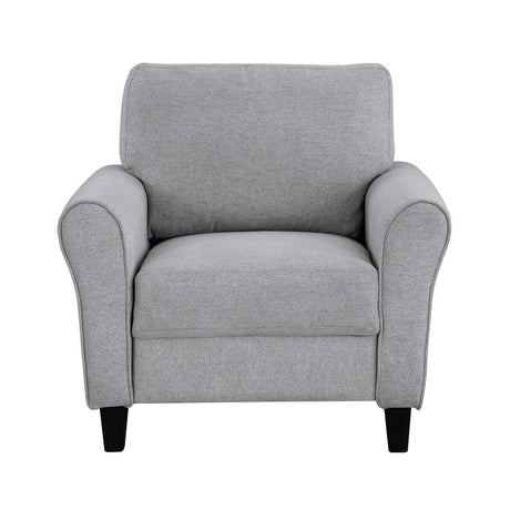 Ellery Dark Gray Chair from Homelegance - Luna Furniture