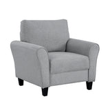 Ellery Dark Gray Chair from Homelegance - Luna Furniture
