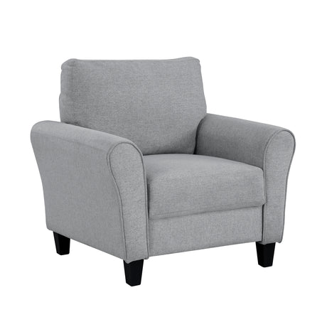 Ellery Dark Gray Chair from Homelegance - Luna Furniture