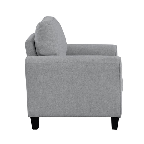 Ellery Dark Gray Chair from Homelegance - Luna Furniture