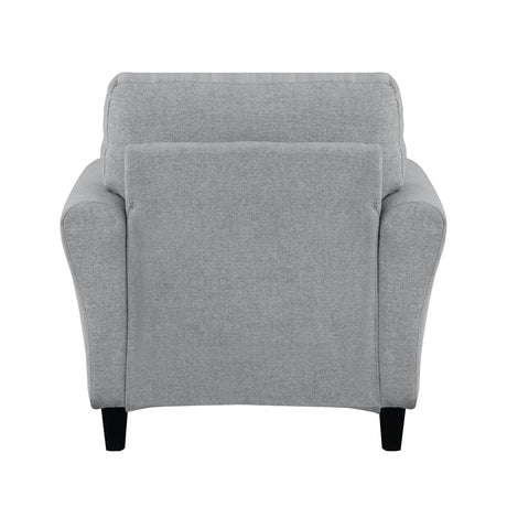 Ellery Dark Gray Chair from Homelegance - Luna Furniture