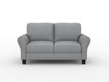 Ellery Dark Gray Loveseat from Homelegance - Luna Furniture