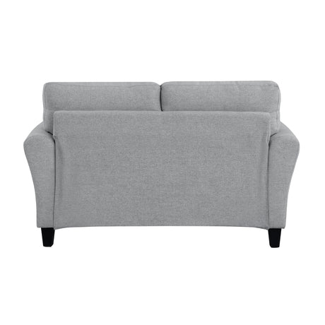 Ellery Dark Gray Loveseat from Homelegance - Luna Furniture