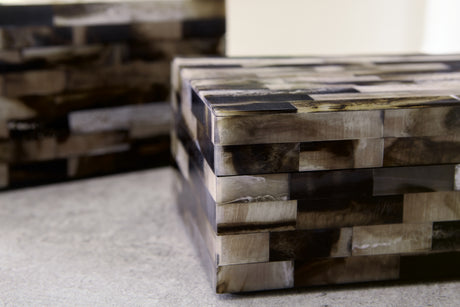 Ellford Black/Brown/Cream Box from Ashley - Luna Furniture