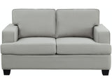Elmont Khaki Loveseat from Homelegance - Luna Furniture