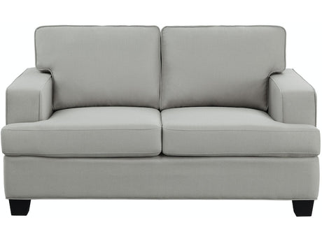 Elmont Khaki Loveseat from Homelegance - Luna Furniture