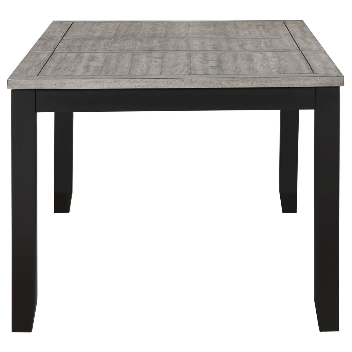 Elodie Gray and Black 5-Piece Dining Set with Extension Leaf from Coaster - Luna Furniture