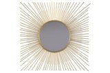 Elspeth Gold Finish Accent Mirror from Ashley - Luna Furniture