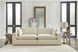 Elyza Linen 2-Piece Sectional Loveseat from Ashley - Luna Furniture