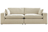 Elyza Linen 2-Piece Sectional Loveseat from Ashley - Luna Furniture