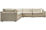 Elyza Linen 5-Piece Symmetrical Sectional from Ashley - Luna Furniture
