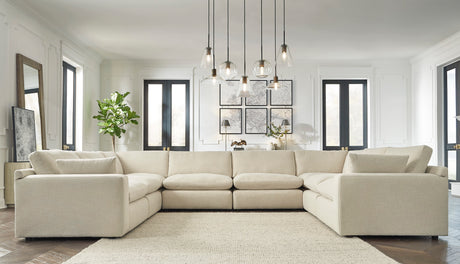 Elyza Linen 8-Piece Symmetrical Sectional from Ashley - Luna Furniture