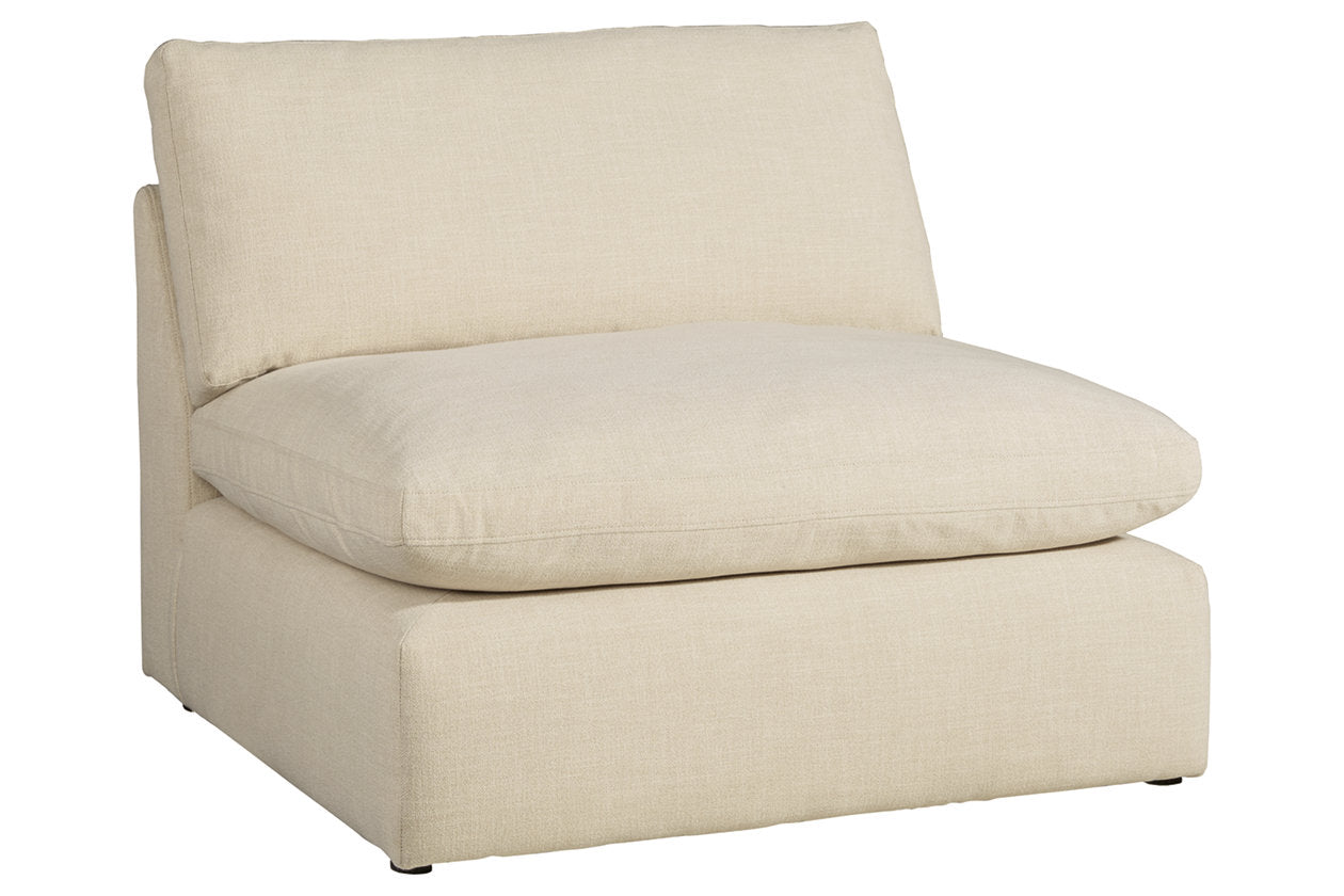 Elyza Linen Armless Chair – Luna Furniture