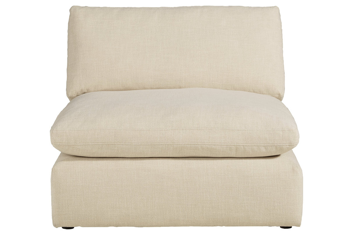 Elyza Linen Armless Chair from Ashley - Luna Furniture