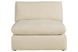 Elyza Linen Armless Chair from Ashley - Luna Furniture