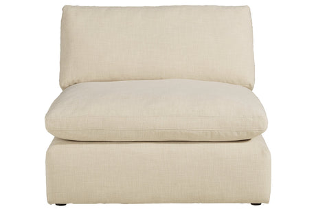 Elyza Linen Armless Chair from Ashley - Luna Furniture