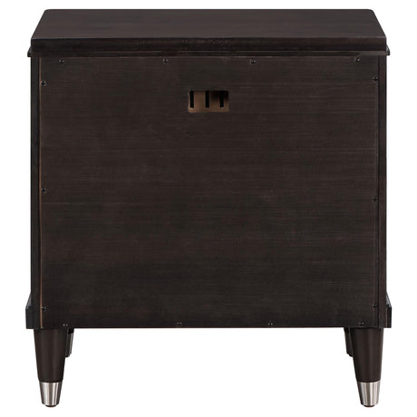 Emberlyn Brown 2-Drawer Nightstand from Coaster - Luna Furniture