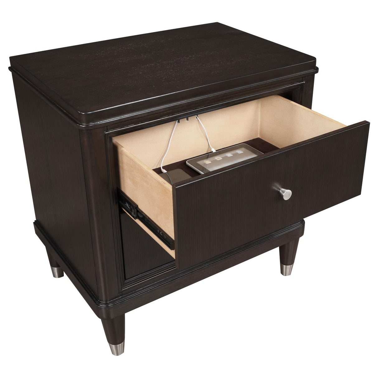 Emberlyn Brown 2-Drawer Nightstand from Coaster - Luna Furniture