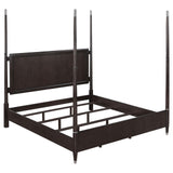 Emberlyn Brown Queen Poster Bed from Coaster - Luna Furniture