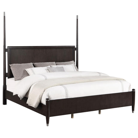 Emberlyn Brown Queen Poster Bed from Coaster - Luna Furniture