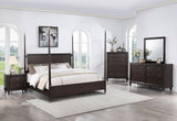 Emberlyn Brown Queen Poster Bed from Coaster - Luna Furniture
